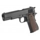 Страйкбольный пистолет Colt 1911, Gas, чёрный, металл (KJW)